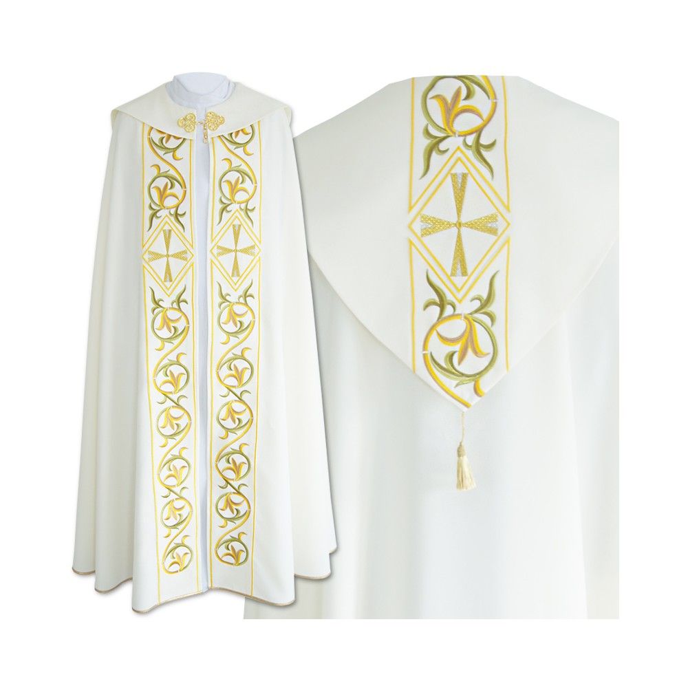 Kapa haftowana gotycka - haftowane pasy (53) - zdjęcie 5 - Kapa haftowana gotycka - haftowane pasy (53)