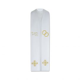 Stuła ślubna "Oto wszystko czynię nowe" - EUCHARYSTYCZNE - Nowość