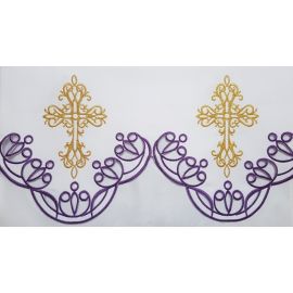 Obrus ołtarzowy haftowany - wzór eucharystyczny (193)