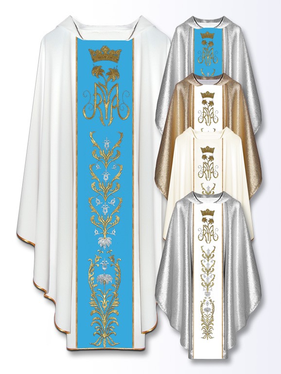 Ornat maryjny (9A) - zdjęcie 2 - Ornat maryjny (9A)