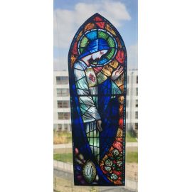 Witraż magnetyczny - Niepokalane Serce Maryi - Witraże magnetyczne na szybę - Nowość
