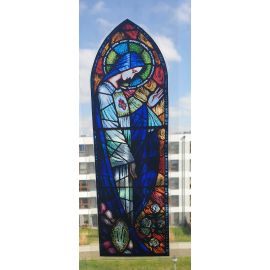 Witraż magnetyczny - Niepokalane Serce Maryi - zdjęcie 2 - Witraż magnetyczny - Niepokalane Serce Maryi