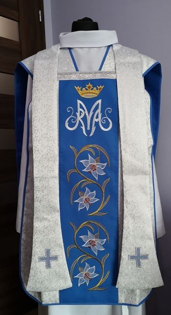 Ornat rzymski Maryjny - zdjęcie 2 - Ornat rzymski Maryjny