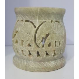 Kadzielnica domowa - kamień mydlany - 9 cm (7) - KADZIELNICE DOMOWE - Nowość