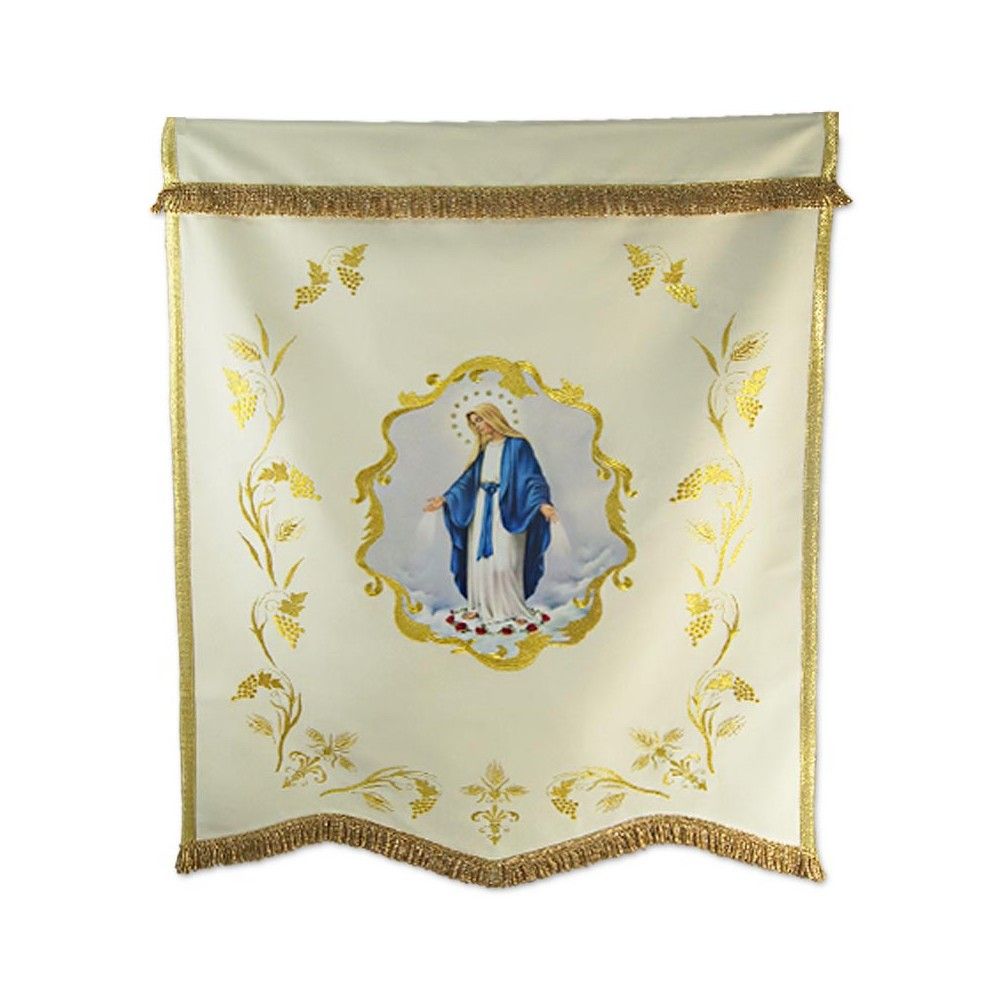 Chorągiew kościelna MB Niepokalana