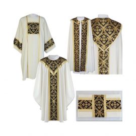 Komplet szat liturgicznych pogrzebowe - WELONY - Nowość