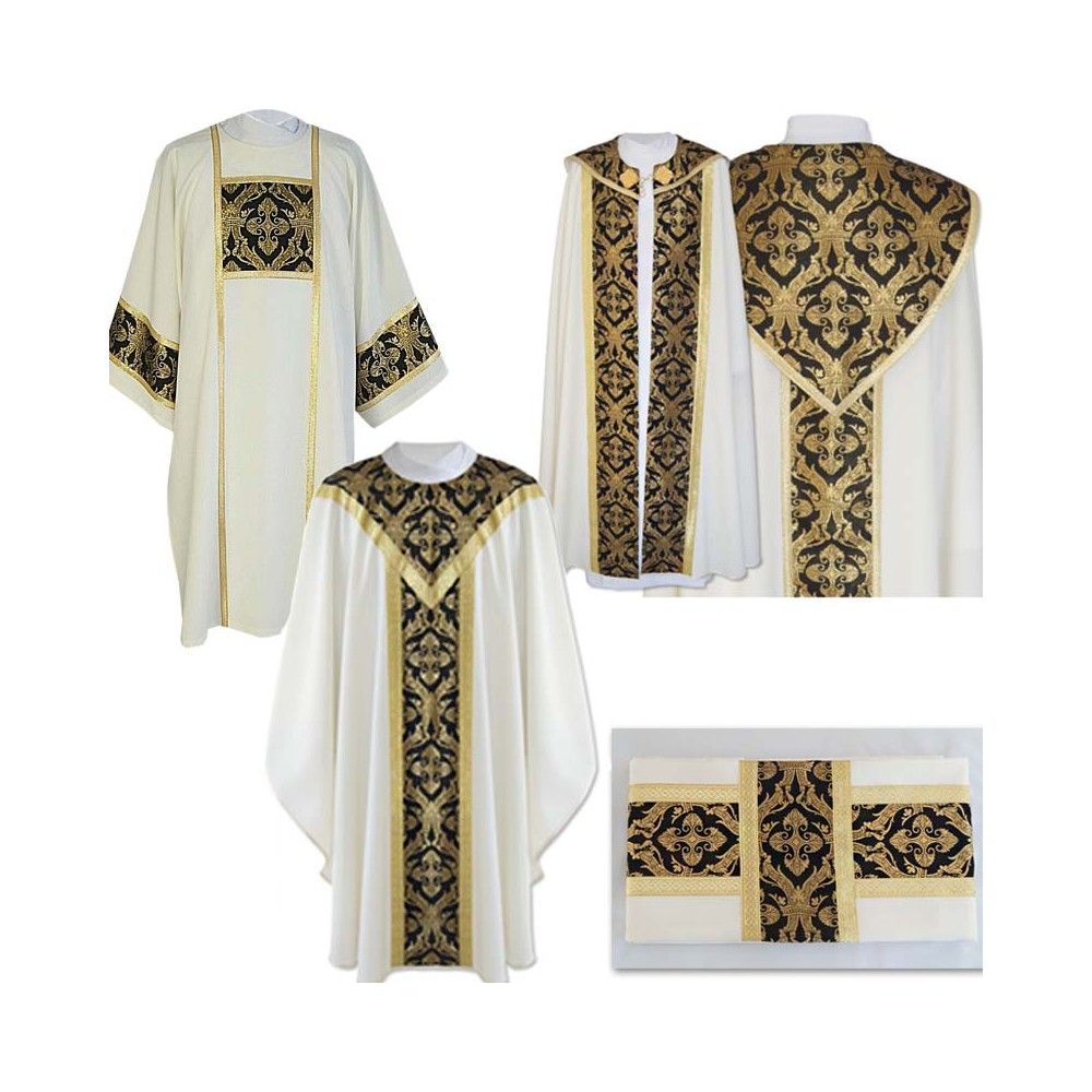 Komplet szat liturgicznych pogrzebowe - WELONY