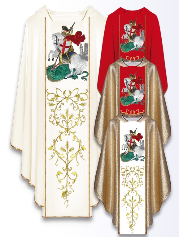 Ornat z wizerunkiem św. Jerzego