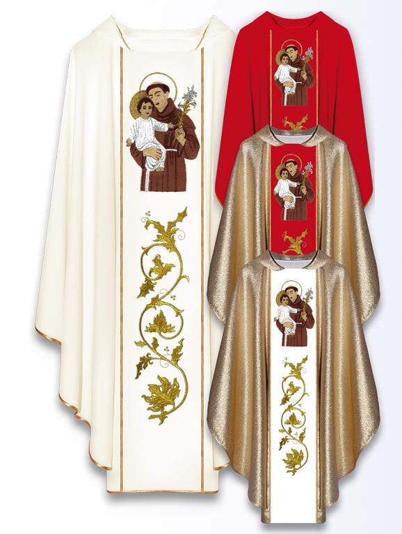 Ornat z wizerunkiem św. Antoniego