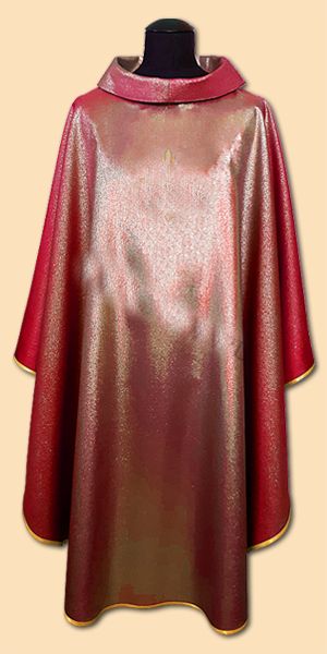 Ornat gładki czerwony, błyszczący (7) - zdjęcie 2 - Ornat gładki czerwony, błyszczący (7)