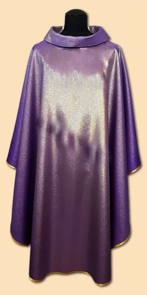 Ornat gładki fioletowy, błyszczący (8) - zdjęcie 2 - Ornat gładki fioletowy, błyszczący (8)