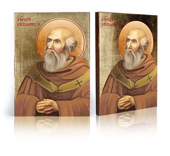 Ikona Święty Grzegorz II