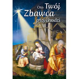 Plakat Bożonarodzeniowy - Oto Twój Zbawca przychodzi - Plakaty Bożonarodzeniowe - Nowość