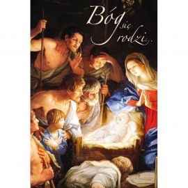 Plakat Bożonarodzeniowy – Bóg się rodzi (2) - Plakaty Bożonarodzeniowe - Nowość