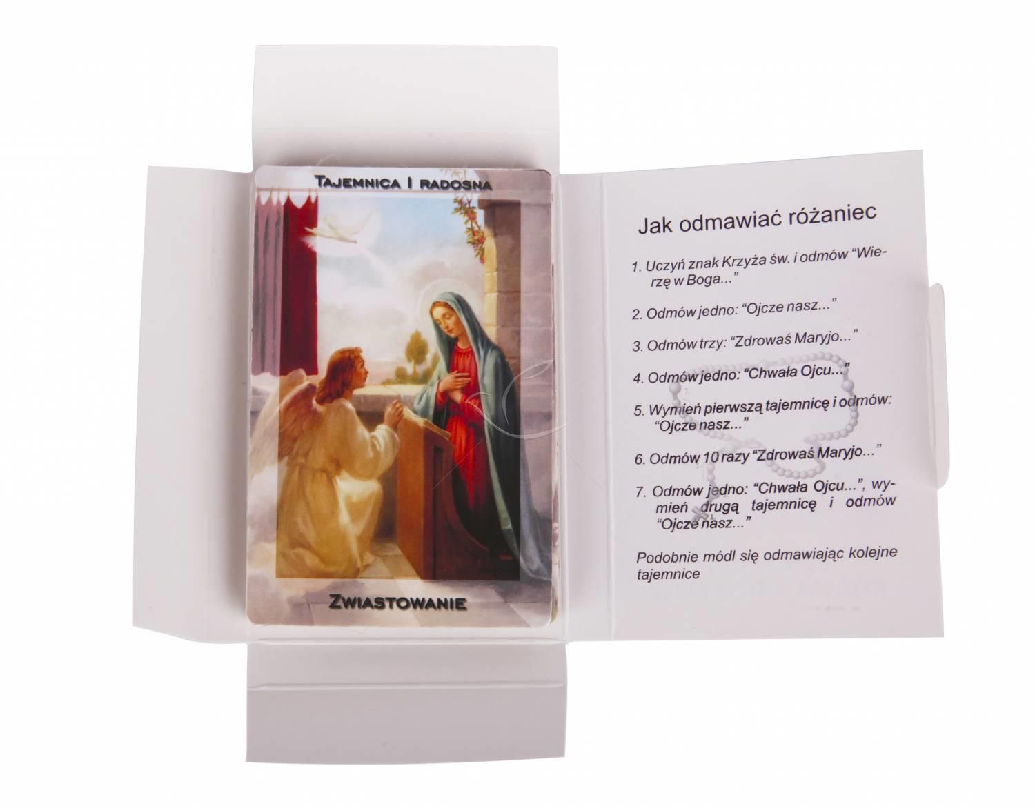 Tajemnice różańcowe - praktyczne karty