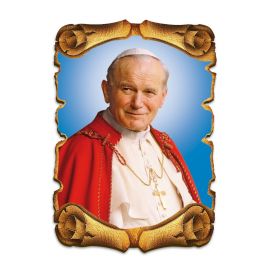 Obraz na HDF format A5 - Święty Jan Paweł II - Obrazek religijny płyta HDF - Nowość