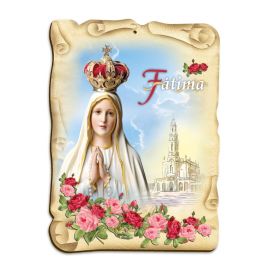 Obraz na HDF format A5 - Matka Boża Fatimska (5) - Obrazek religijny płyta HDF - Nowość