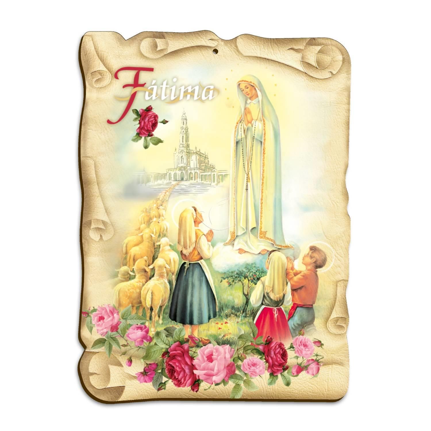 Obraz na HDF format A5 - Matka Boża Fatimska (6)