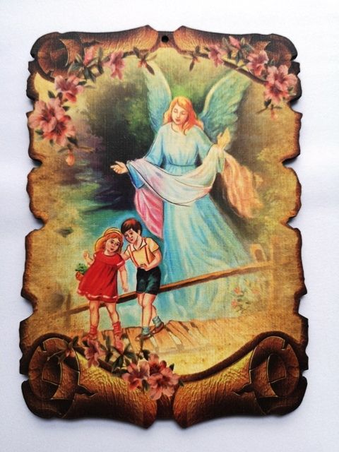 Obraz na HDF format A5 - Anioł Stróż (4)