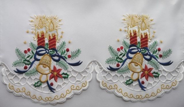 Obrus na Boże Narodzenie (2) - zdjęcie 2 - Obrus na Boże Narodzenie (2)