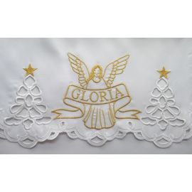 Obrus na Boże Narodzenie Gloria+ Anioł (4) - OBRUSY OŁTARZOWE - Nowość