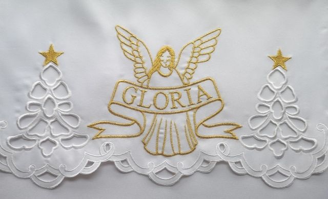 Obrus na Boże Narodzenie Gloria+ Anioł (4)