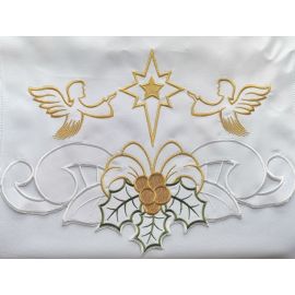 Obrus na Boże Narodzenie Anioły (5) - OBRUSY OŁTARZOWE - Nowość