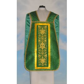 Chasuble with computer-embroidered belt, liturgical colors (14)