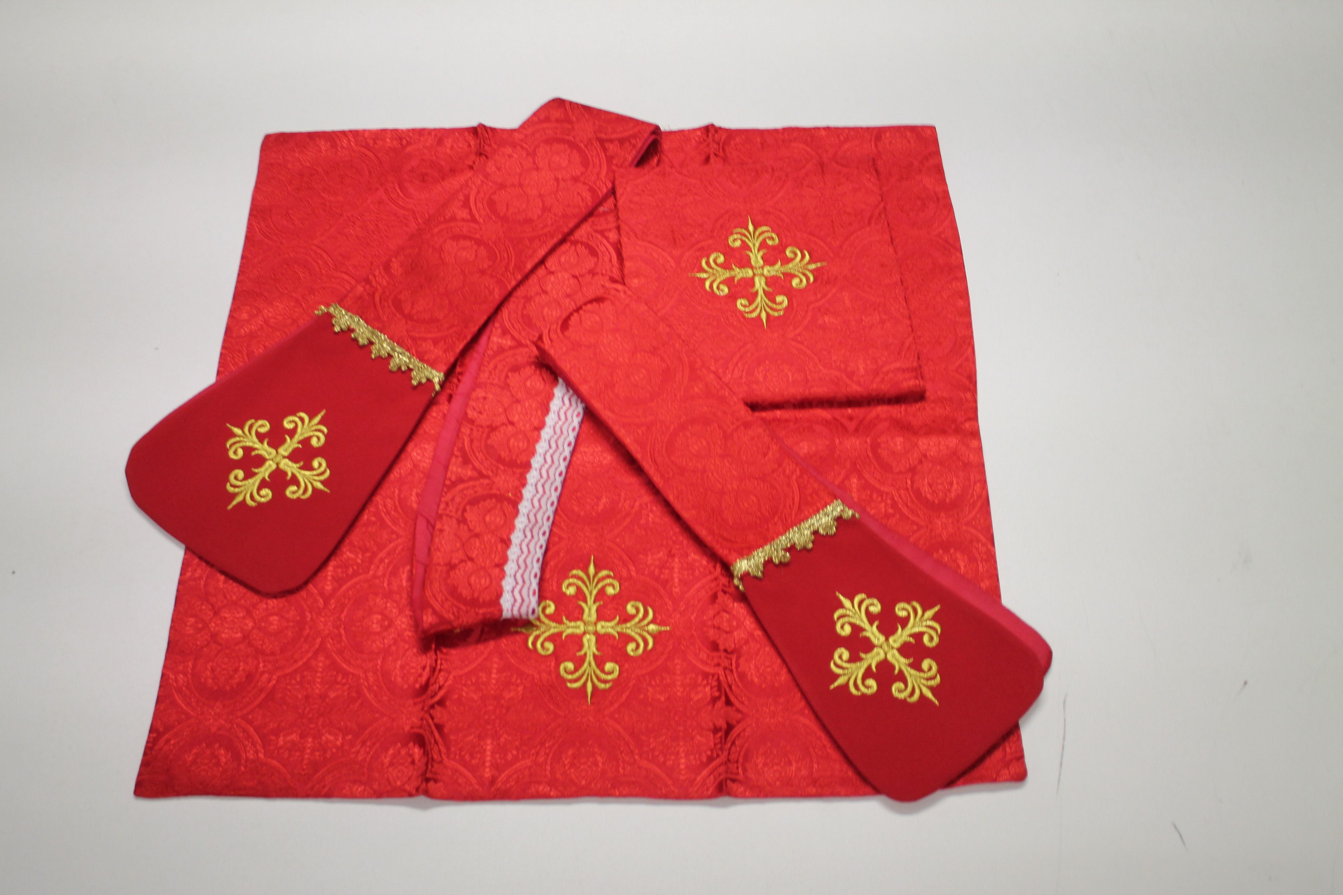 Ornat rzymski haftowany Święty Antoni - zdjęcie 3 - Ornat rzymski haftowany Święty Antoni