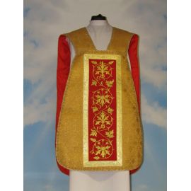 Chasuble with embroidered design - Jerusalem cross