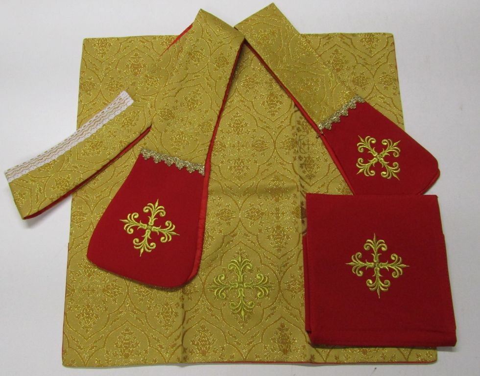 Ornat rzymski czerwony Serce Pana Jezusa (61) - zdjęcie 3 - Ornat rzymski czerwony Serce Pana Jezusa (61)