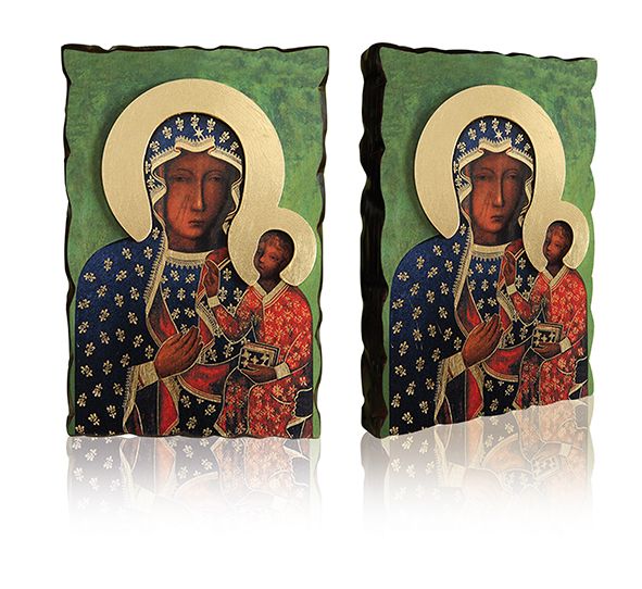 Ikona Matka Boża Częstochowska Wędrująca 40 x 60 cm