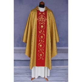 Chasuble gothic IHS (3)