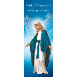 Baner Matka Boża Niepokalana "Matko Miłosierdzia módl się .." - Banery z Matką Bożą - Nowość