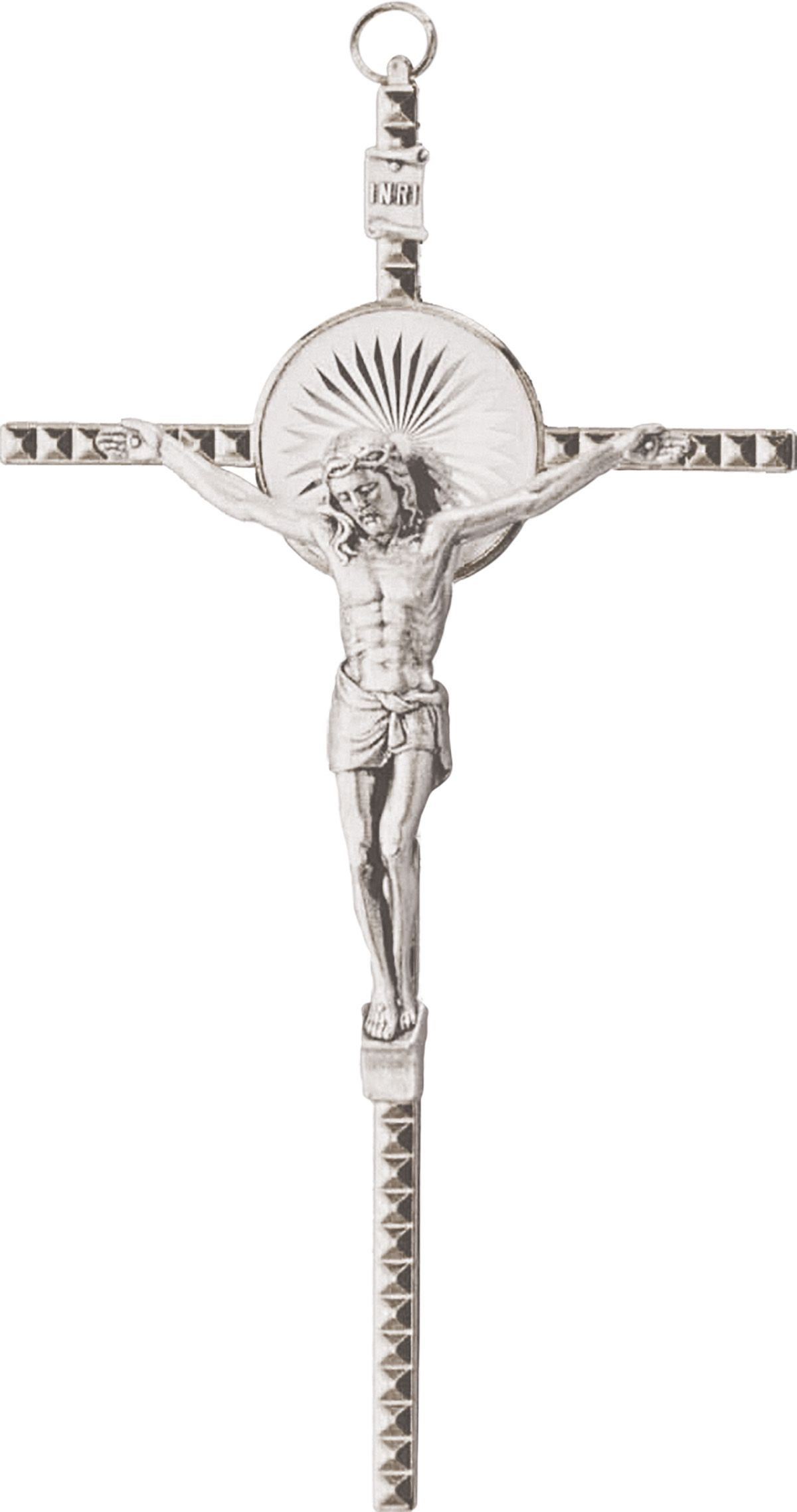 Krzyż metalowy z promieniami 16,5 cm