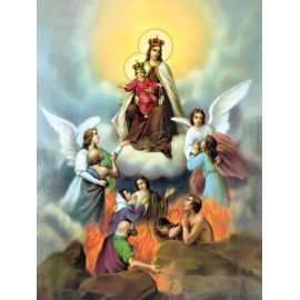 Obraz 30x40 - Dusze czyśćcowe - OBRAZY RELIGIJNE - Nowość