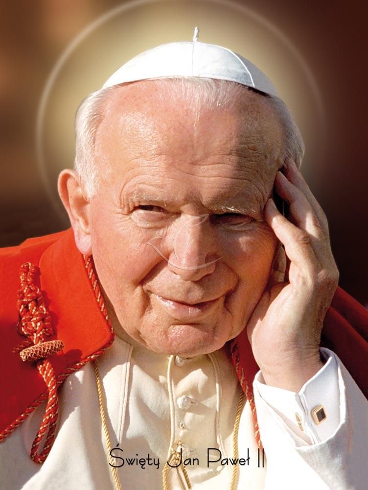 Obraz 30x40 - Święty Jan Paweł II