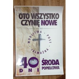 Plakat - Oto wszystko czynię nowe - PLAKATY - Nowość