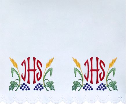 Obrus ołtarzowy haftowany (48)