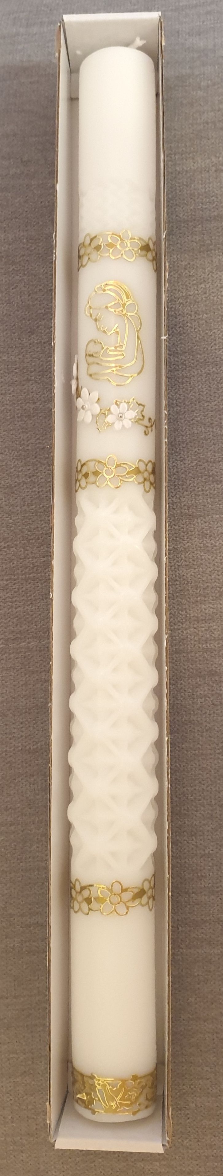 Świeca do chrztu - Matka Boża z dzieciątkiem (34) - Świece do chrztu