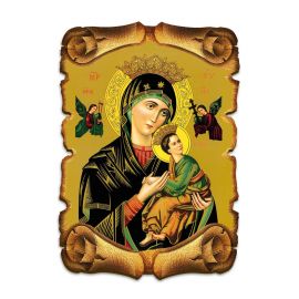Obraz na HDF format A5 - Matka Boża Nieustającej Pomocy - Obrazek religijny płyta HDF - Nowość