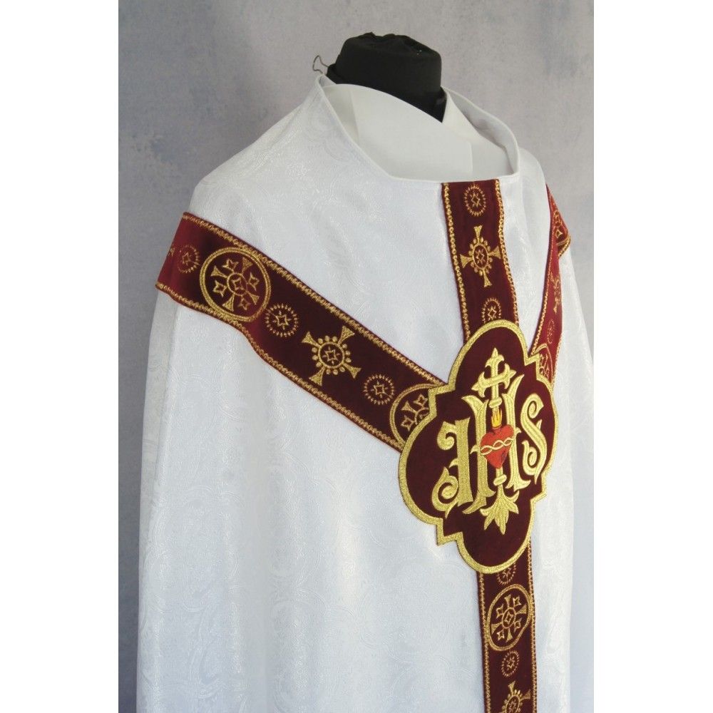 Szata liturgiczna Conical (biały) - zdjęcie 3 - Szata liturgiczna Conical (biały)