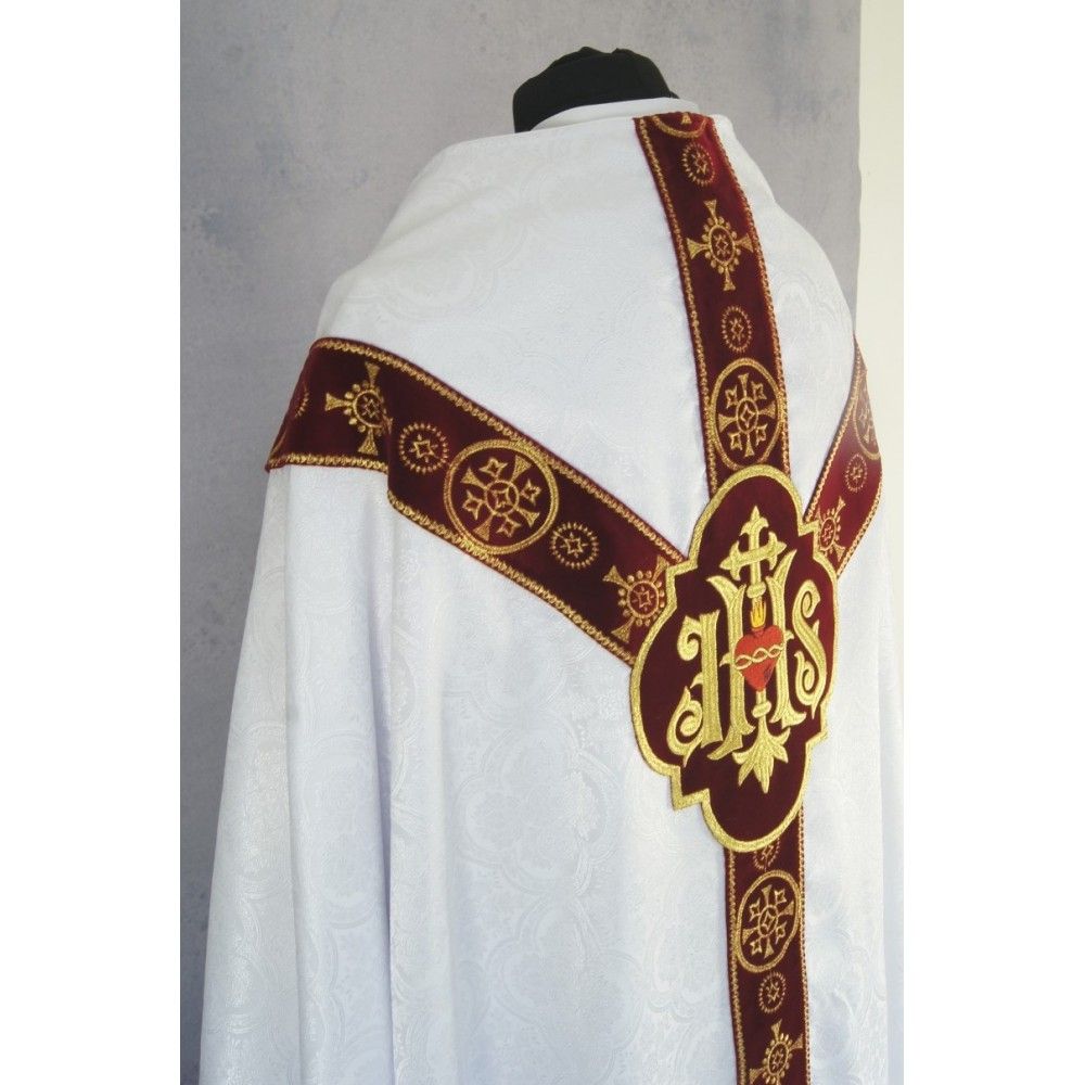 Szata liturgiczna Conical (biały) - zdjęcie 4 - Szata liturgiczna Conical (biały)