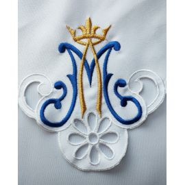 Obrus Maryjny haftowany (77) - OBRUSY OŁTARZOWE - Nowość