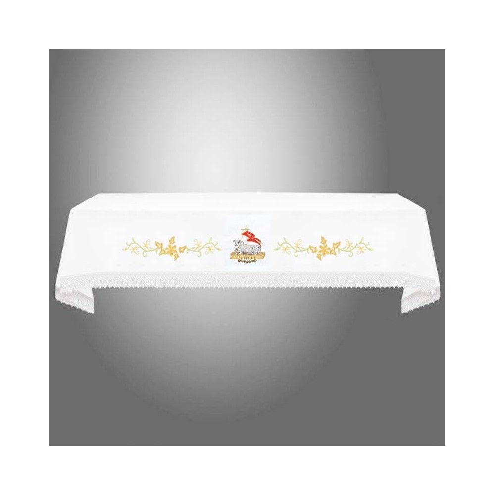 Obrus ołtarzowy wielkanocny  - Baranek (5) - zdjęcie 3 - Obrus ołtarzowy wielkanocny  - Baranek (5)