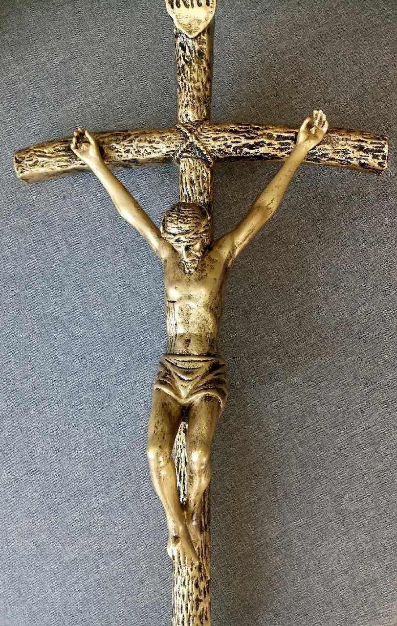 Krzyż procesyjny 200 cm (skręcany drążek) - zdjęcie 2 - Krzyż procesyjny z drzewcem 210 cm.