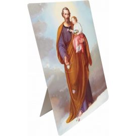 Święty Józef - Stojaczek papierowy - Folder religijny - Nowość