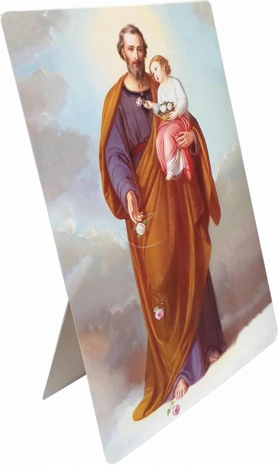 Święty Józef - Stojaczek papierowy