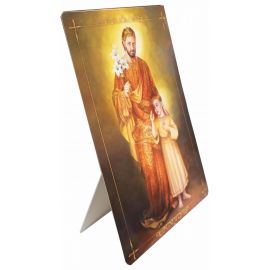 Święty Józef - Stojaczek papierowy (2) - Folder religijny - Nowość