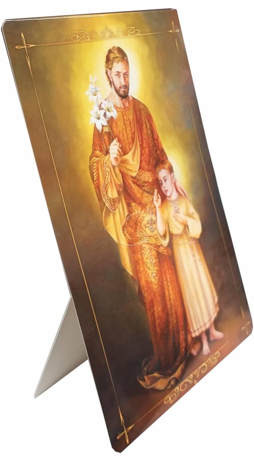 Święty Józef - Stojaczek papierowy (2)